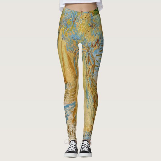 Leggings Vincent van Gogh - Chênes du blé (Devant)