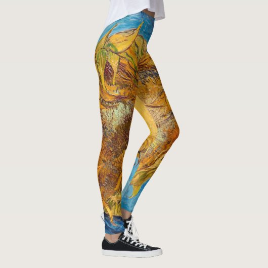 Leggings Vincent van Gogh - Deux tournesols coupés (Droite)