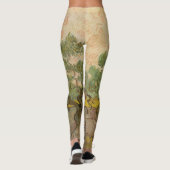Leggings Vincent van Gogh - Femmes cueillette d'olives (Dos)