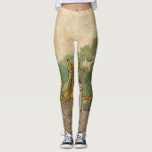 Leggings Vincent van Gogh - Femmes cueillette d'olives (Devant)