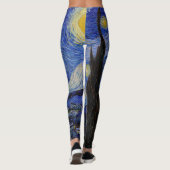 Leggings Vincent Van Gogh - La nuit étoilée (Dos)