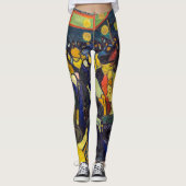Leggings Vincent van Gogh - La salle de bal à Arles (Devant)