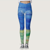 Leggings Vincent van Gogh - Les champs de roues sous Thunde (Devant)