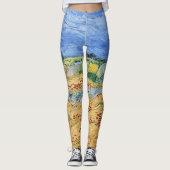 Leggings Vincent van Gogh - Les champs / Plaine à Auvers (Devant)