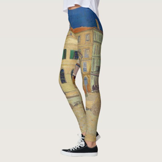 Leggings Vincent van Gogh - Maison Jaune / Rue (Gauche)