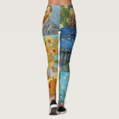 Leggings Vincent Van Gogh - Masterpieces Patchwork (Dos)