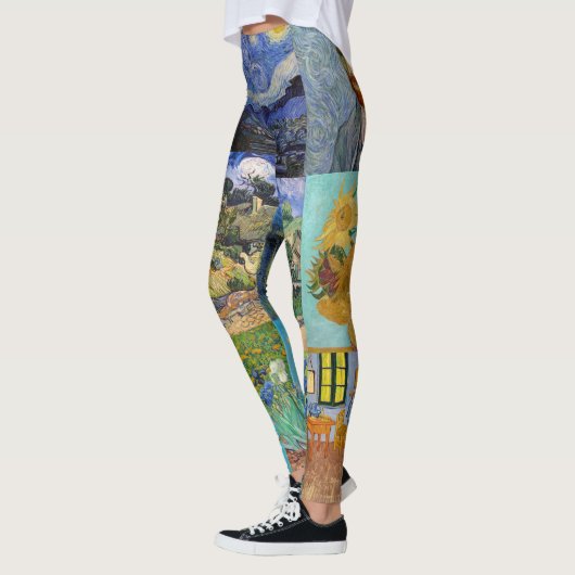 Leggings Vincent Van Gogh - Masterpieces Patchwork (Gauche)
