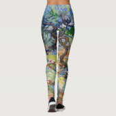 Leggings Vincent van Gogh - Oliviers : Ciel bleu vif (Dos)