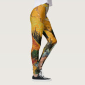 Leggings Vincent van Gogh - Paysage, Maison et Plowman (Droite)