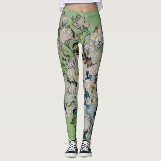 Leggings Vincent van Gogh - Rose (Devant)