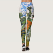 Leggings Vincent van Gogh - Rue à Auvers-sur-Oise (Dos)