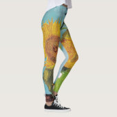 Leggings Vincent Van Gogh - Trois tournesols dans un vase (Droite)