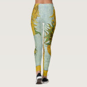 Leggings Vincent Van Gogh - Vase avec douze tournesols (Dos)