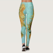 Leggings Vincent Van Gogh - Vase avec douze tournesols (Dos)