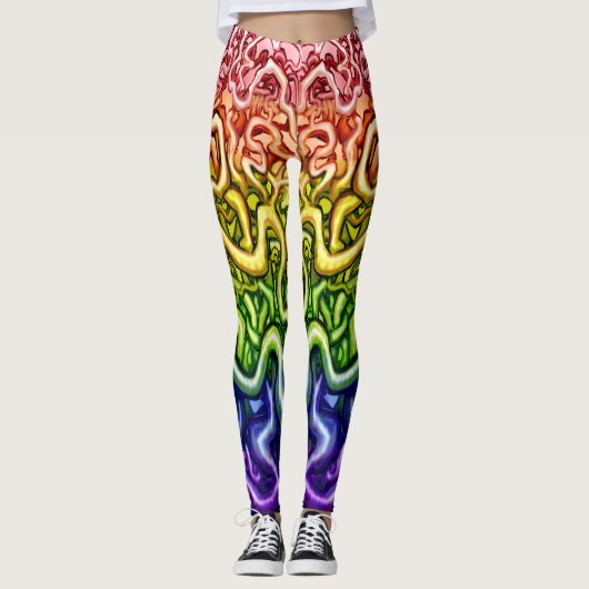 Leggings Vins tordus de vie (Devant)