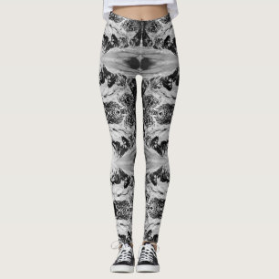 Leggings Vintage Alaska eskimo Malamute course de traîneau