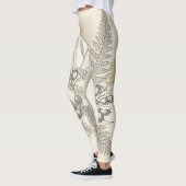 Leggings Vintage Australian Native Botanical Illustration  (Gauche)