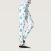 Leggings Vintage Bee Botanique Bleu (1) (Droite)
