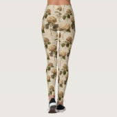 Leggings Vintage Botanical Floral Pattern (2) (Dos)