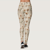 Leggings Vintage Botanical Floral Pattern (7) (Dos)