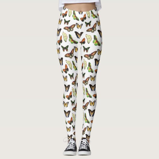 Leggings Vintage Butterflies (Devant)