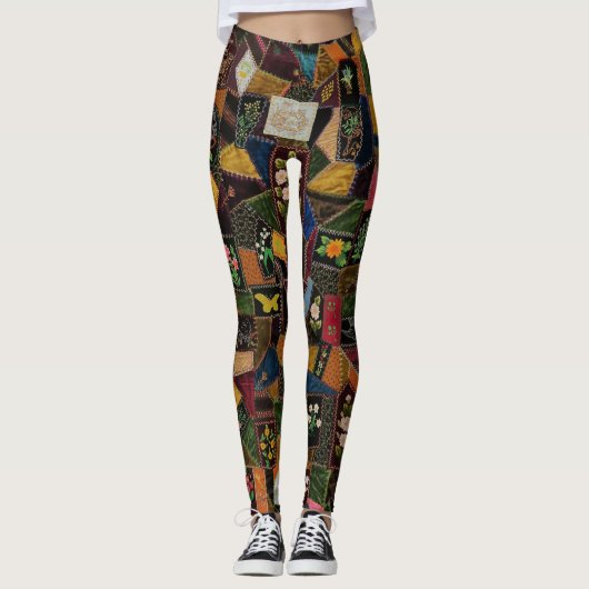 Leggings Vintage Crazy Quilt (Devant)
