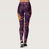 Leggings Vintage floral : Splendor jardin d'automne (Dos)