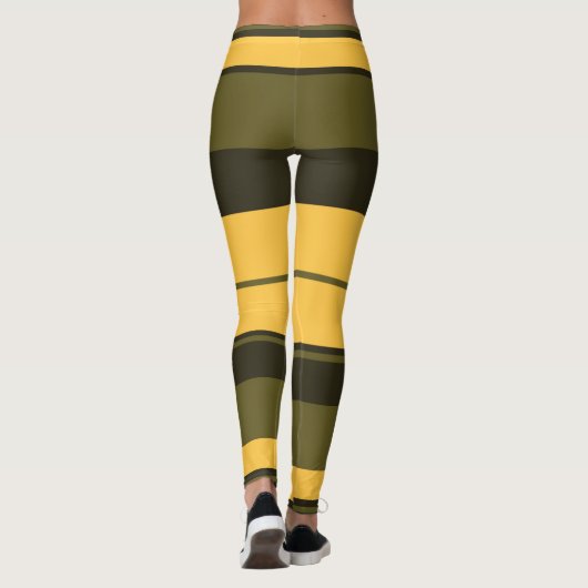 Leggings Vintage jaune (Dos)