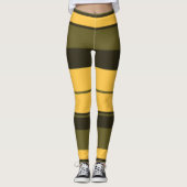 Leggings Vintage jaune (Devant)