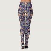 Leggings Vintage motif floral, William Morris (Dos)