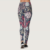 Leggings Vintage motif floral, William Morris (Dos)