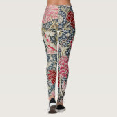 Leggings Vintage motif floral, William Morris (Dos)