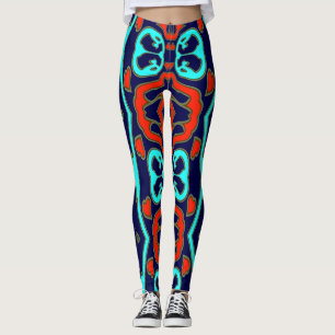 Leggings Vintage multicolore sans couture "Ratti_Creative_A