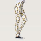 Leggings vintage retro football (Droite)