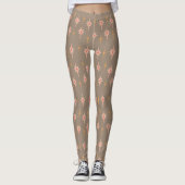 Leggings Vintage Retro Midsiècle (Devant)