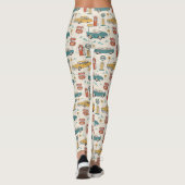 Leggings Vintage Road Trip Pattern (1) (Dos)
