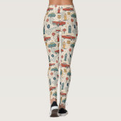 Leggings Vintage Road Trip Pattern (2) (Dos)