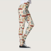 Leggings Vintage Road Trip Pattern (2) (Droite)