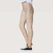 Leggings Vintage Rustique Motif Yoga tendance (Gauche)