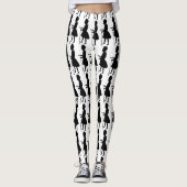 Leggings vintages Golfer Design (Devant)