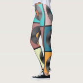 Leggings Vinyl records : retro LP set. (Gauche)