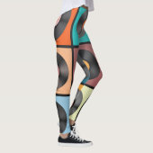 Leggings Vinyl records : retro LP set. (Droite)