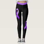 Leggings Violence domestique Sensibilisation au VQ Ruban vi<br><div class="desc">Cette conception a été créée par art numérique. Elle peut être personnalisée en cliquant sur le bouton personnaliser et en modifiant la couleur, en ajoutant un nom, des initiales ou vos mots préférés. Contactez-moi à l'adresse colorflowcreations@gmail.com si vous souhaitez que ce design soit disponible sur un autre produit. Achetez ma...</div>