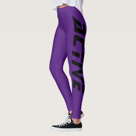 Leggings Violet Active (Gauche)
