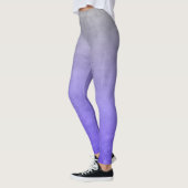 Leggings Violet bleu gris rustique ombre (Gauche)