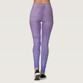 Leggings Violet bleu gris rustique ombre stylé (Dos)