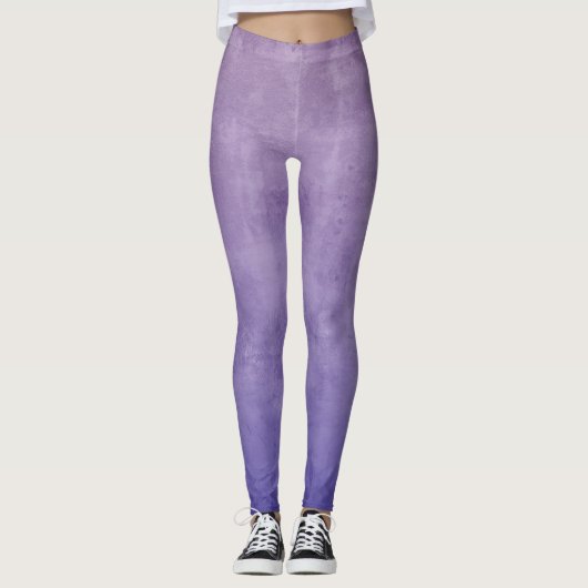 Leggings Violet bleu gris rustique ombre stylé (Devant)