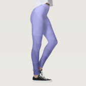 Leggings Violet bleu maille foncé motif géométrique (Droite)