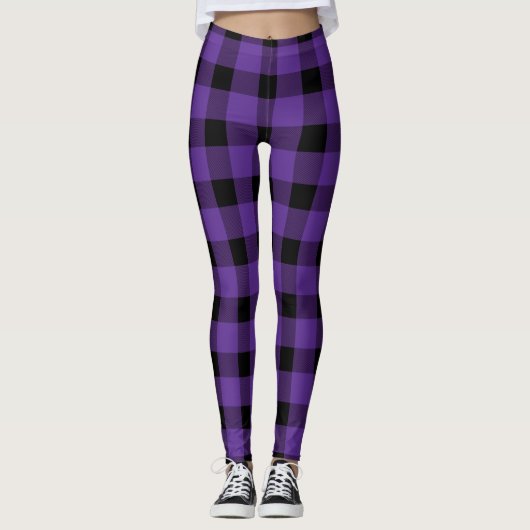 Leggings Violet Buffalo Country Lumberjack Plaid (Devant)