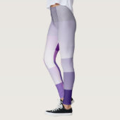 Leggings Violet et blanc (Gauche)
